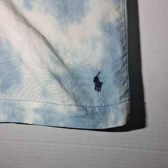 Polo by Ralph Lauren Blue Tie-Dye Kids Swim Trunks - Picture 2 of 6